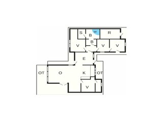 Vakantiehuis Løkken Grondplan 52