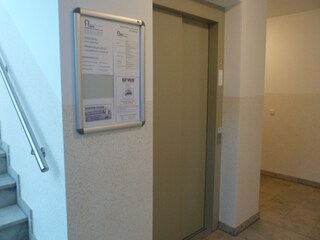 Fahrstuhl zur Ferienwohnung