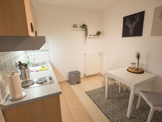 Kochen/Essen in einem separate Bereich