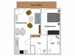 Appartamento per vacanze Binz Pianta del piano 29