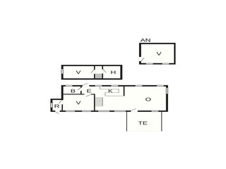 Casa de vacaciones Vester Hjermitslev Plano de planta 20