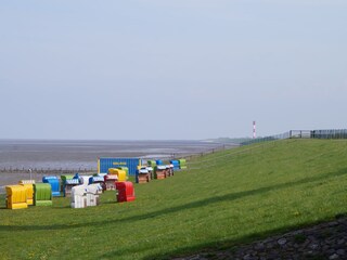 Grasstrand in Tossens