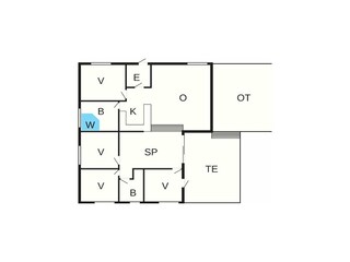 Casa de vacaciones Hou Plano de planta 47