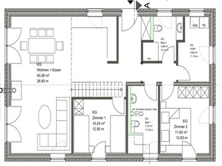 Vakantiehuis Schlagsdorf (Fehmarn) Grondplan 43
