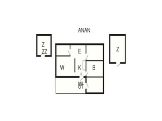Vakantiehuis Hörvik Grondplan 6