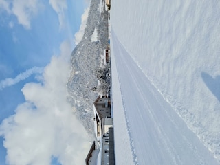 Langlaufloipe direkt beim Haus