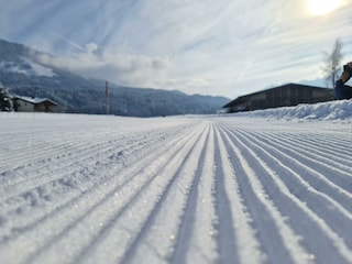 Langlaufloipe Nahaufnahme