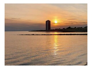 Sonnenuntergang in Büsum