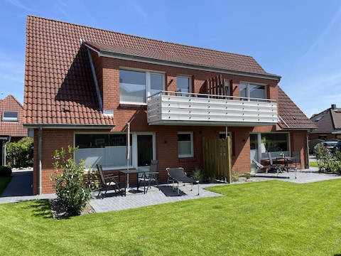 Ferienwohnung Dünenbutze mit Balkon
