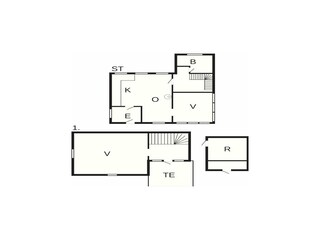 Ferienhaus Møn Grundriss 3