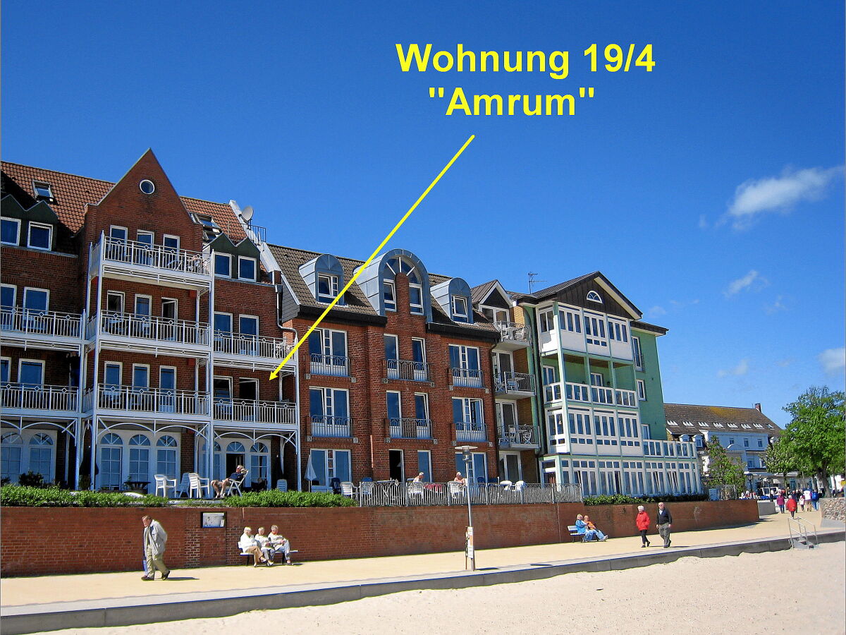 "Amrum" apartment from the beach