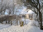 Heverhus Nordfriesland Winter Terrasse