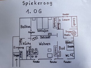 Grundriss 1.Obergeschoss