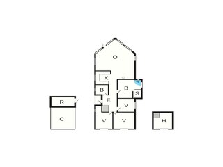 Casa de vacaciones Lønstrup Plano de planta 44