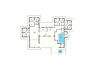 Vakantiehuis Marielyst Grondplan 2