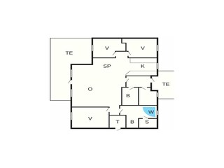 Holiday house Sønderballe Floor Plan 42
