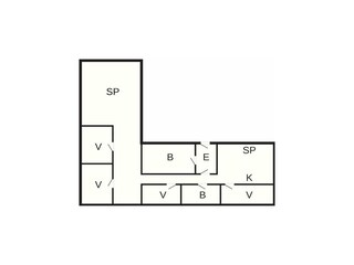 Maison de vacances Løkken Plan d'étage 44