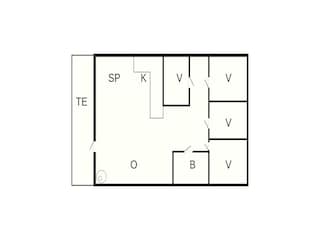Ferienhaus Klegod Grundriss 55