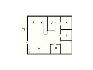 Ferienhaus Klegod Grundriss 54