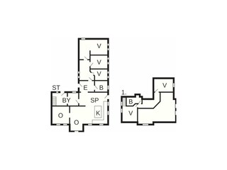 Vakantiehuis Ansager Grondplan 43