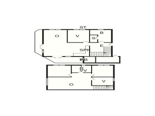 Vakantiehuis Havneby Grondplan 2
