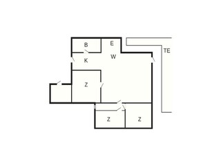 Vakantiehuis Gilleleje Grondplan 36