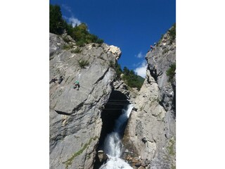 Erlebnisklettersteig Simmswasserfall