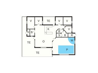 Maison de vacances Lønstrup Plan d'étage 30