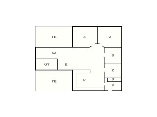 Vakantiehuis Toftlund Grondplan 2