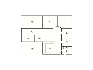 Vakantiehuis Toftlund Grondplan 3