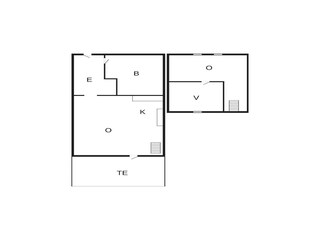 Vakantiehuis Havneby Grondplan 78