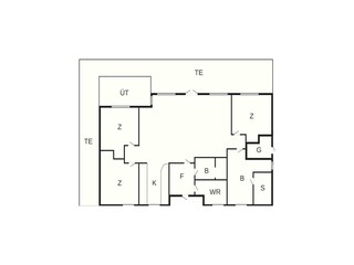 Casa de vacaciones Sønderballe Plano de planta 3