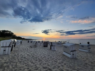 Abendstimmung am Strand von Zempin