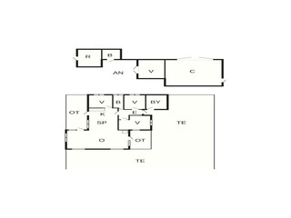 Vakantiehuis Gilleleje Grondplan 72