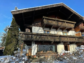 Haus am Bach - im Winter