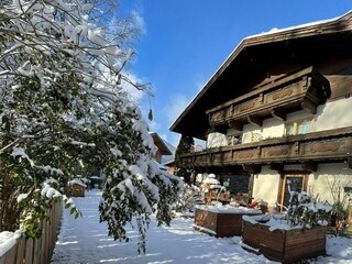 Haus am Bach - im Winter