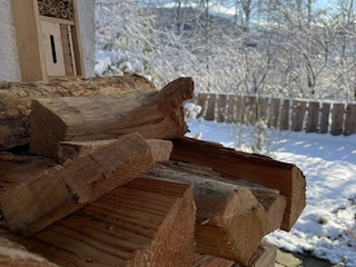 Haus am Bach - im Winter