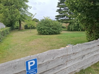 Gartenbereich eingezäunt