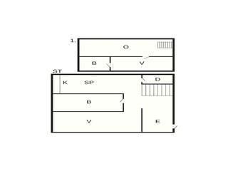 Maison de vacances Højer Plan d'étage 45