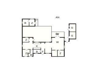 Casa de vacaciones Udsholt Strand Plano de planta 6