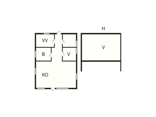 Ferienhaus Nedstrand Grundriss 11