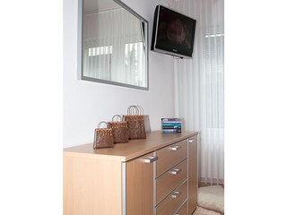 Fernseher Schlafzimmerbereich
