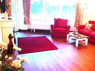 Blick ins Wohnzimmer