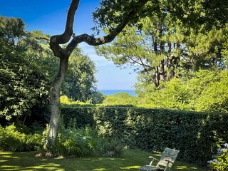 Sea view from garden