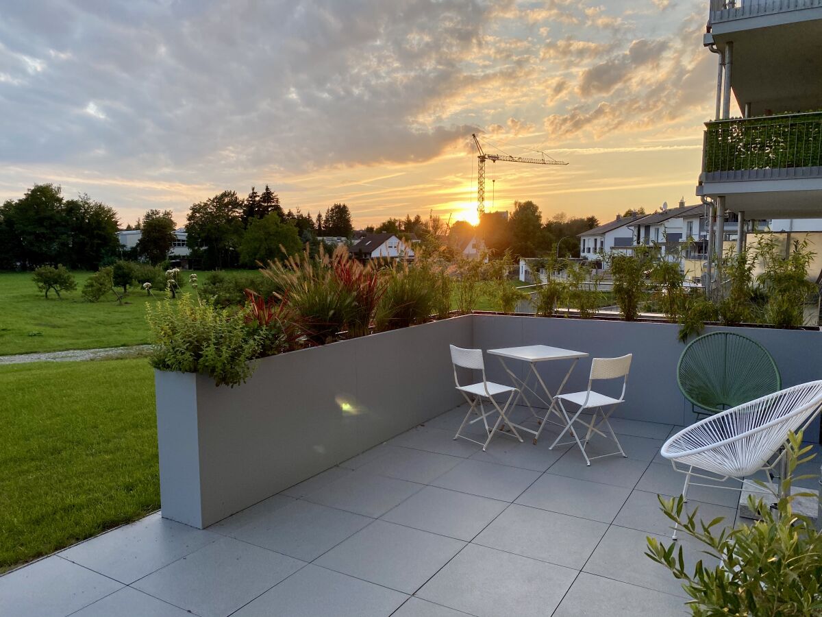 Terrasse Sonnenuntergang