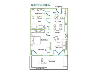 Vakantieappartement Friedrichshafen Grondplan 41