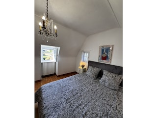 Schöner Blick vom Zimmer ins Grüne