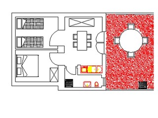 Appartamento Capoliveri Pianta del piano 15