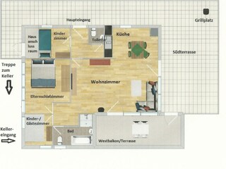 Casa per le vacanze Meschede Pianta del piano 41