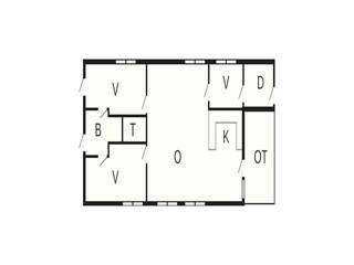 Maison de vacances Kirke Hyllinge Plan d'étage 43